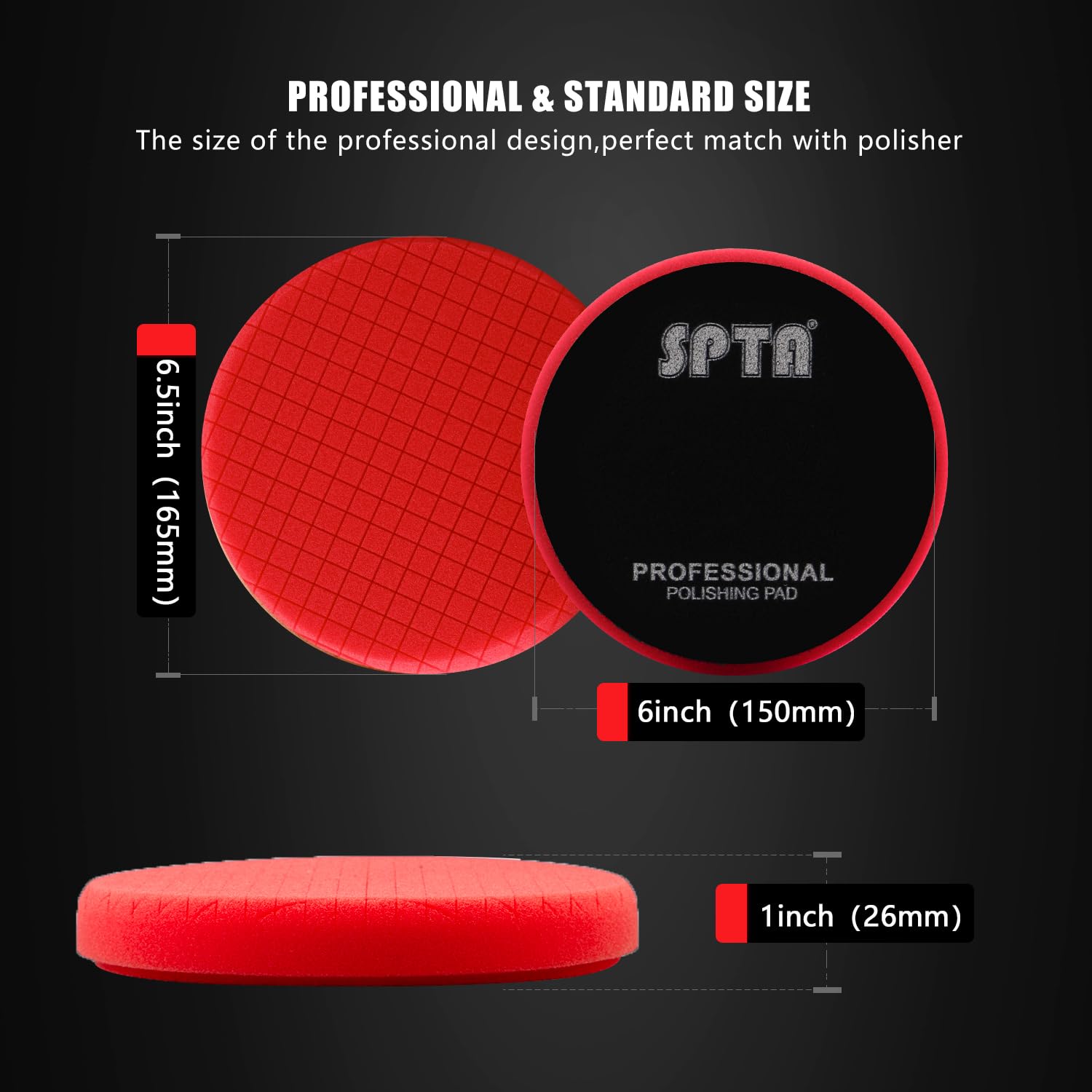Red Ultra-Fine Polishing Pad S - Polish Pad Set Buffer บทวิจารณ์และราคา