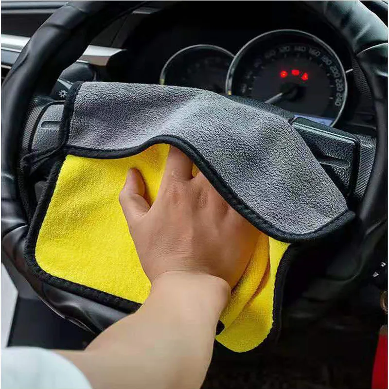 1/5Pcs Car Wash Microfiber Tow - Microfiber Towel Detailing บทวิจารณ์และราคา