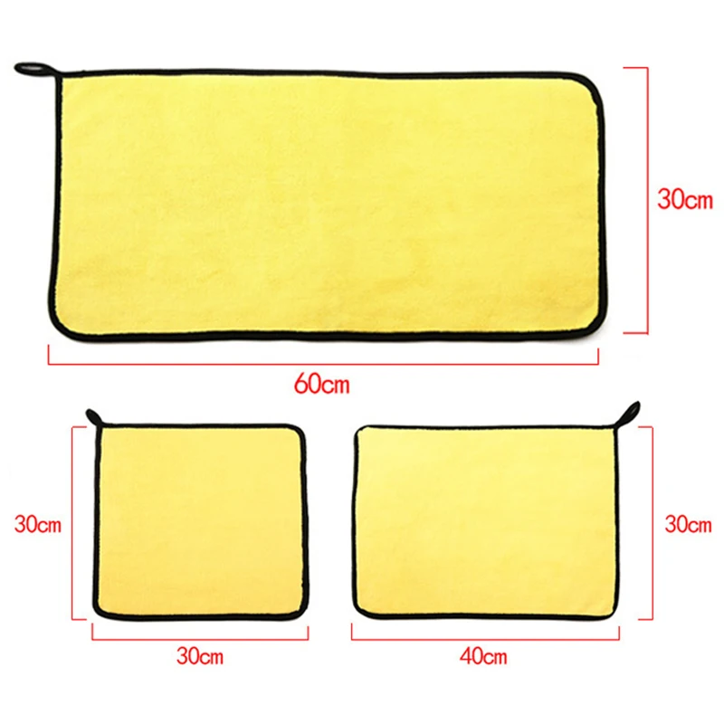 1/5Pcs Car Wash Microfiber Tow - Microfiber Towel Detailing บทวิจารณ์และราคา