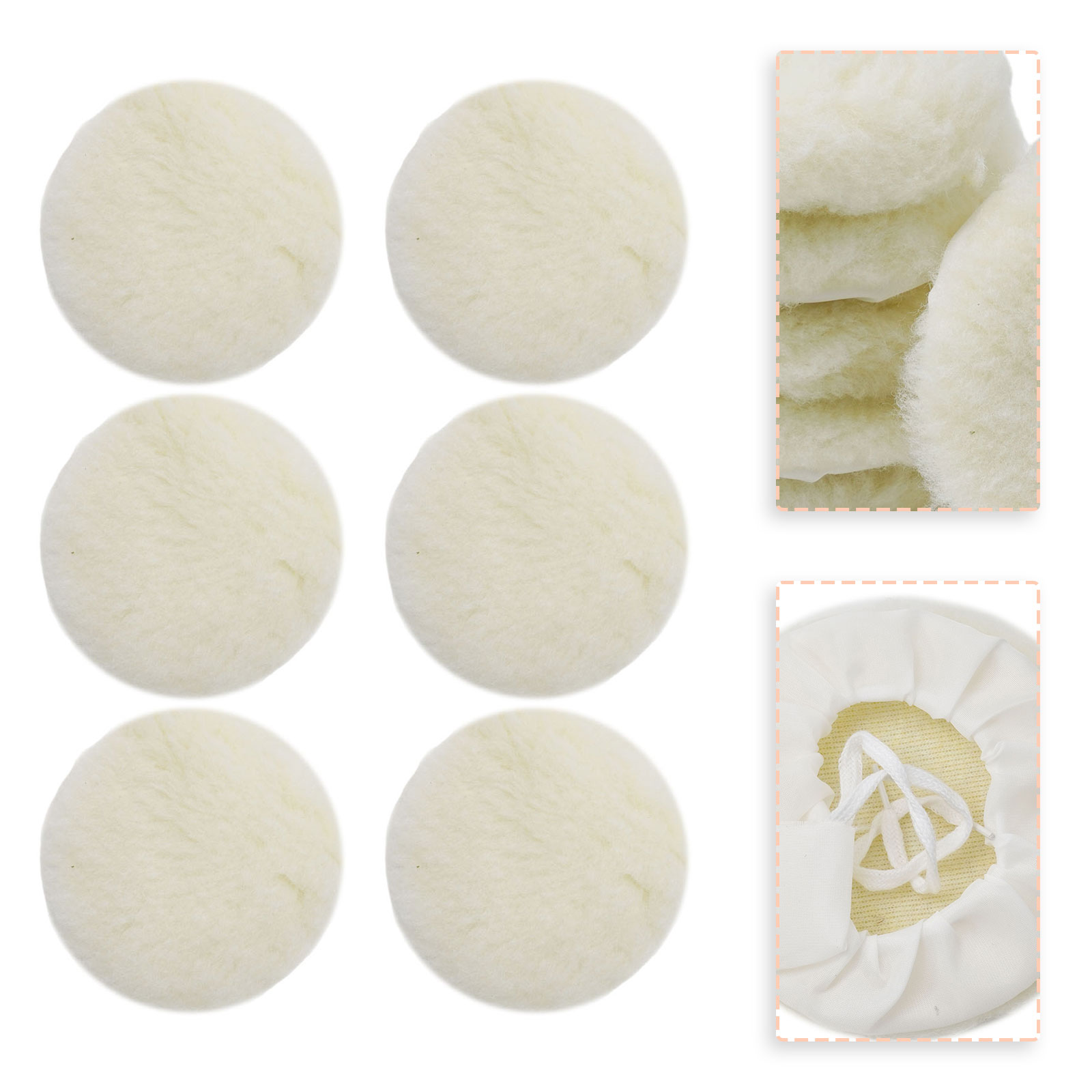 Set Buffing Pads 125mm Buffer  - Polish Pad Set Buffer บทวิจารณ์และราคา