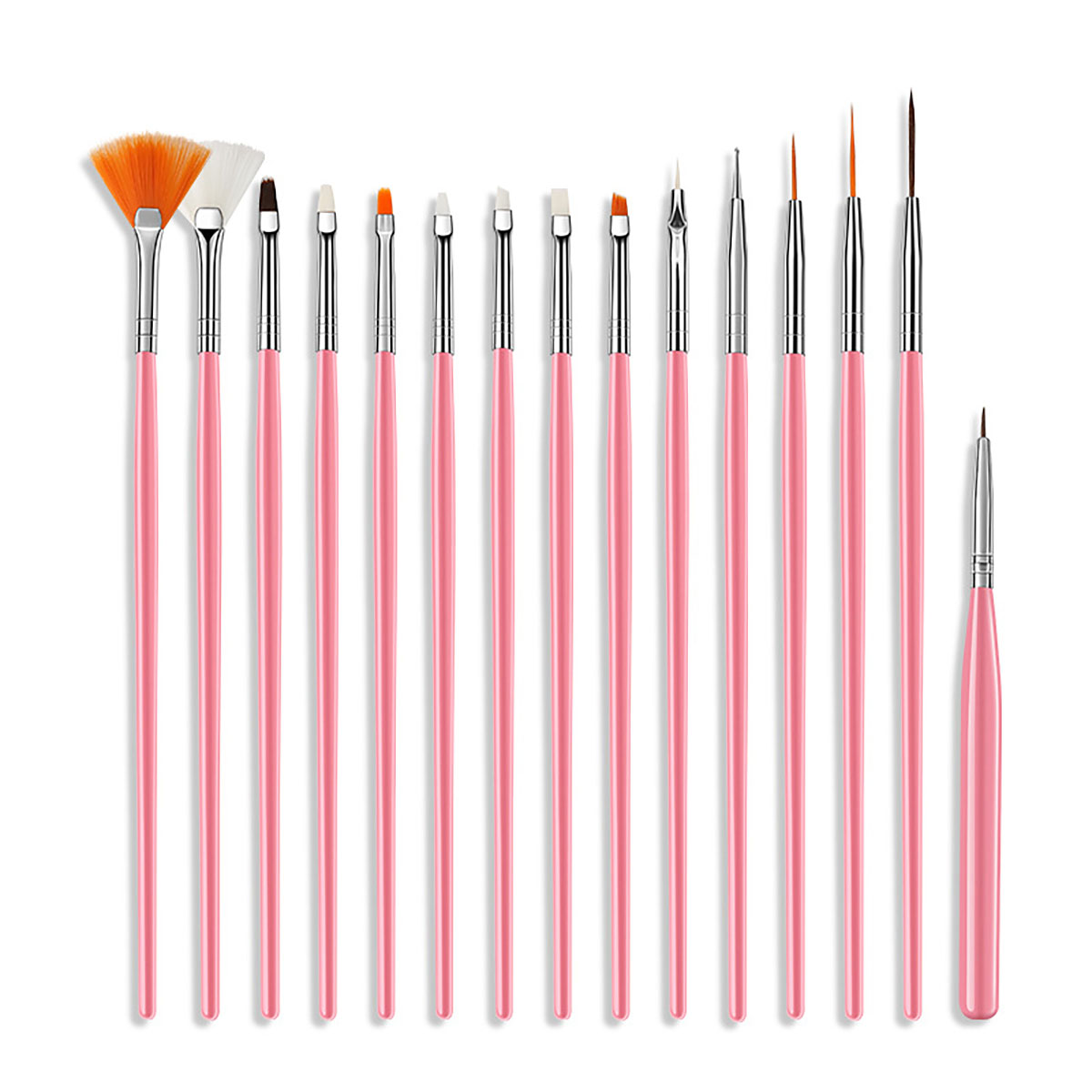 15pcs Fine Detail Paint Brush  - Detailing Brush Set บทวิจารณ์และราคา