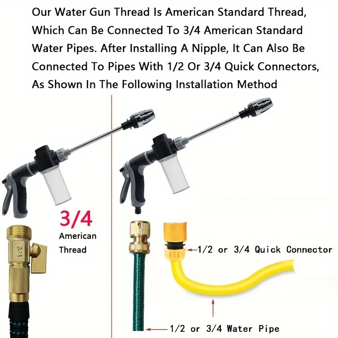 High-Pressure Car Washing Wate - Pressure Washer Foam Gun บทวิจารณ์และราคา
