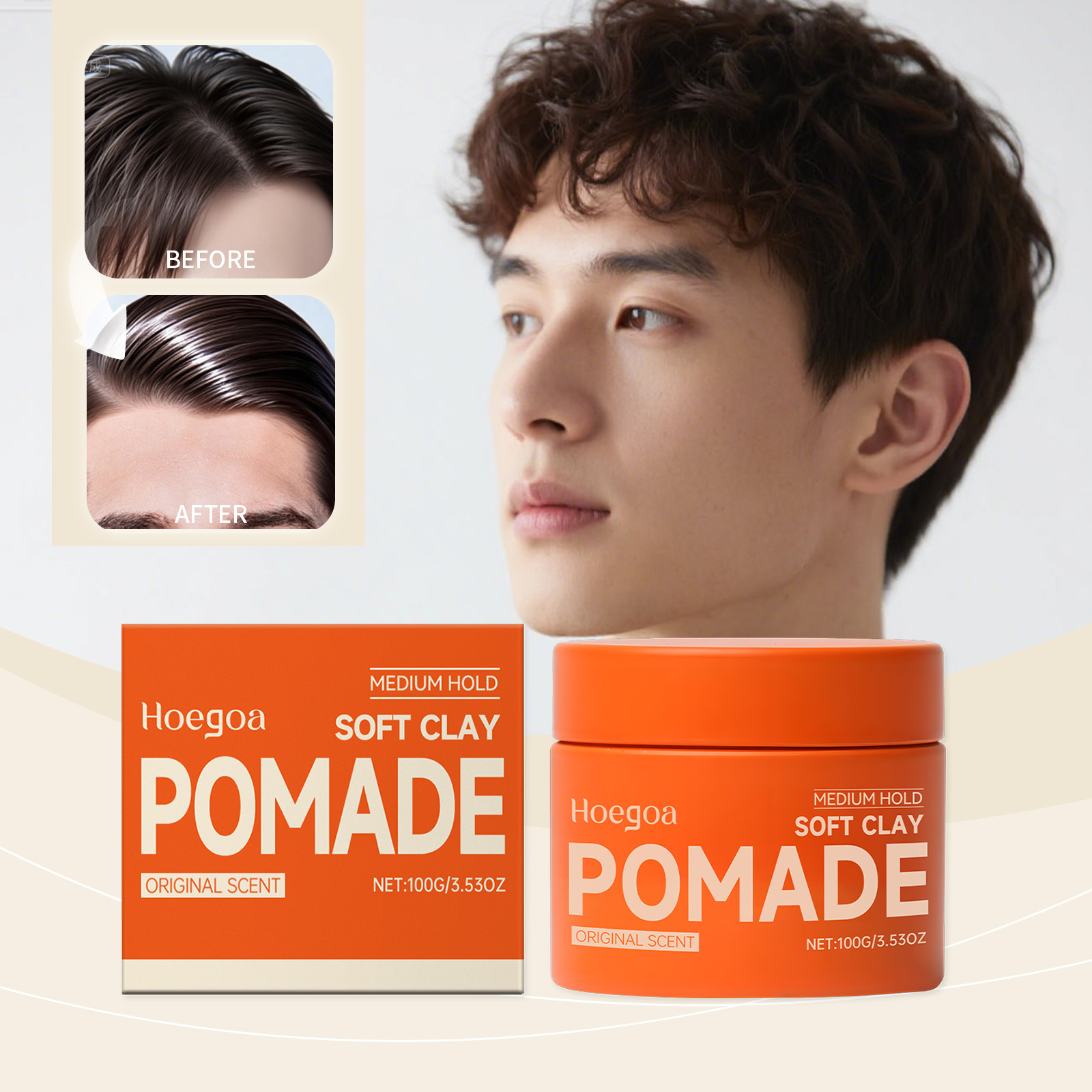 Original Hair Wax Long-Lasting - Clay Bar Lubricant บทวิจารณ์และราคา