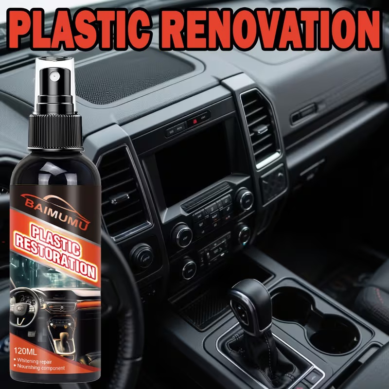 120ml Car Plastic Restorer Spr - Trim Restorer Plastic บทวิจารณ์และราคา
