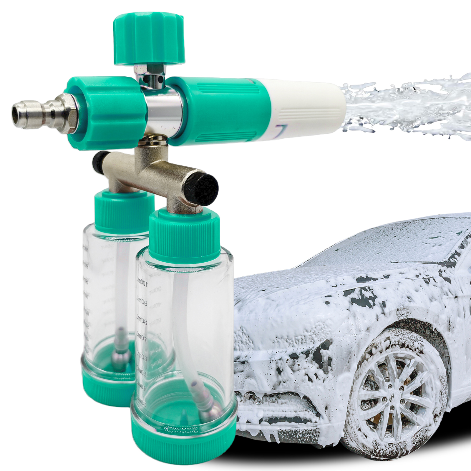 100ML Dual-Kettle Foam Sprayer - Pressure Washer Foam Gun บทวิจารณ์และราคา