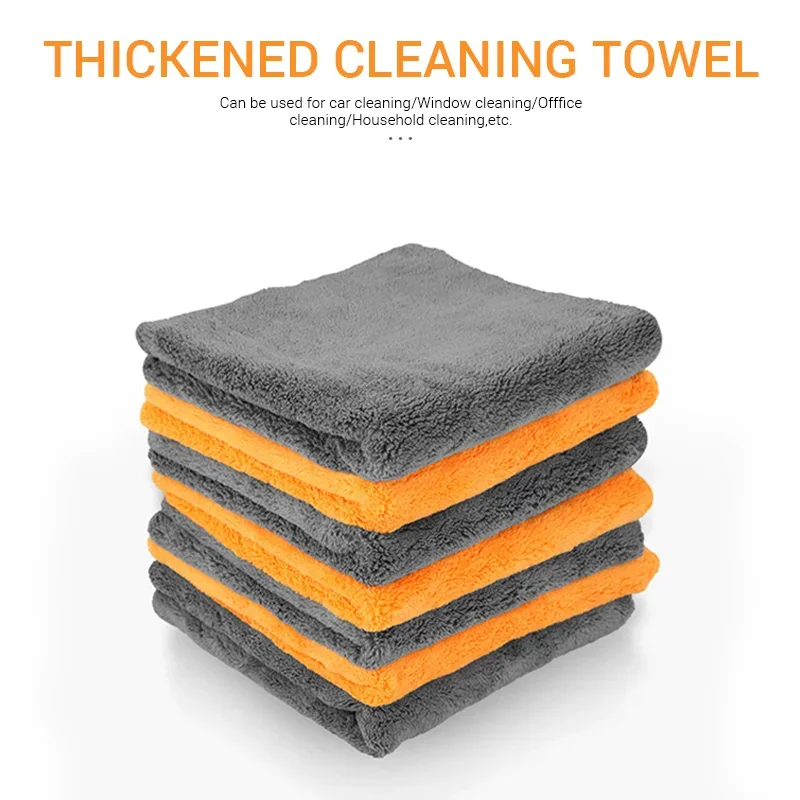 New 1/2/6/9 Packs 300GSM Car T - Microfiber Towel Detailing บทวิจารณ์และราคา