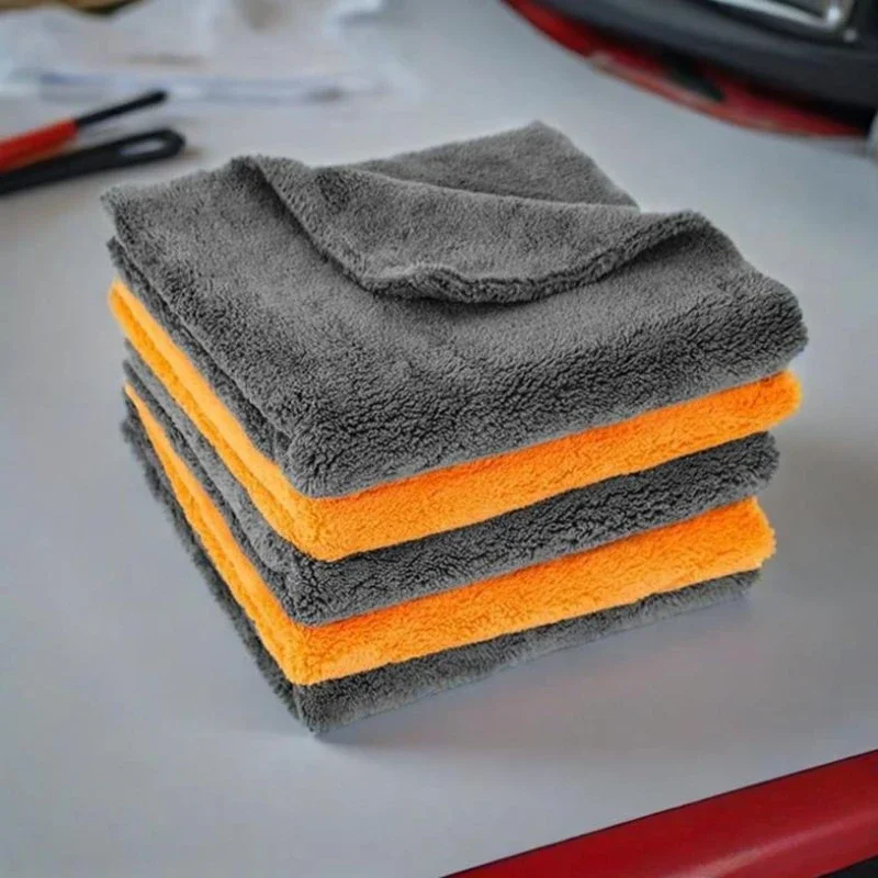 New 1/2/6/9 Packs 300GSM Car T - Microfiber Towel Detailing บทวิจารณ์และราคา
