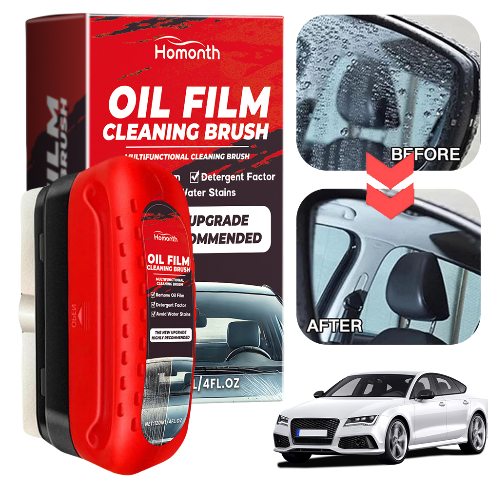 Car Glass Oil Film Remover Gla - Car Cleaning Brush บทวิจารณ์และราคา