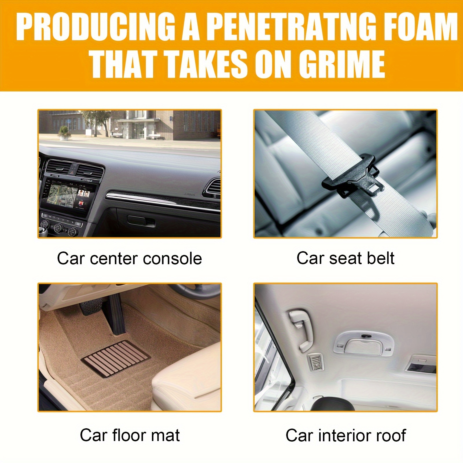 Multifunctional Foam Cleaner C - Leather Cleaner Interior บทวิจารณ์และราคา