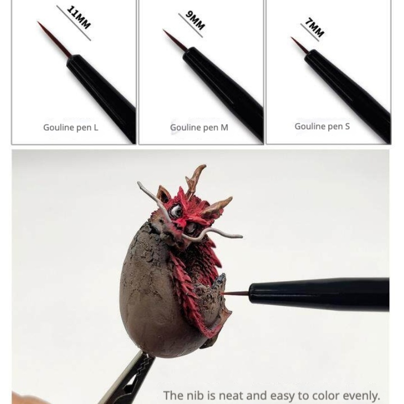MSWZ MS-063 3-IN-1 Model Hand  - Detailing Brush Set บทวิจารณ์และราคา