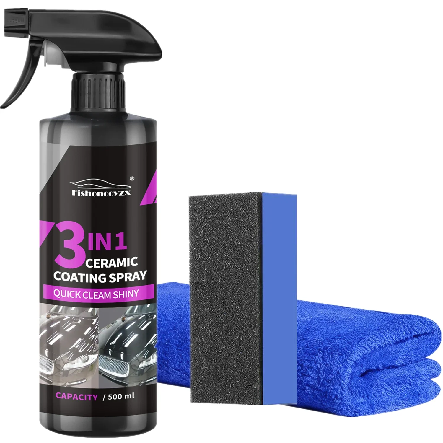 3 in 1 Car Ceramic Liquid Coat - Car Wax Ceramic Coating บทวิจารณ์และราคา