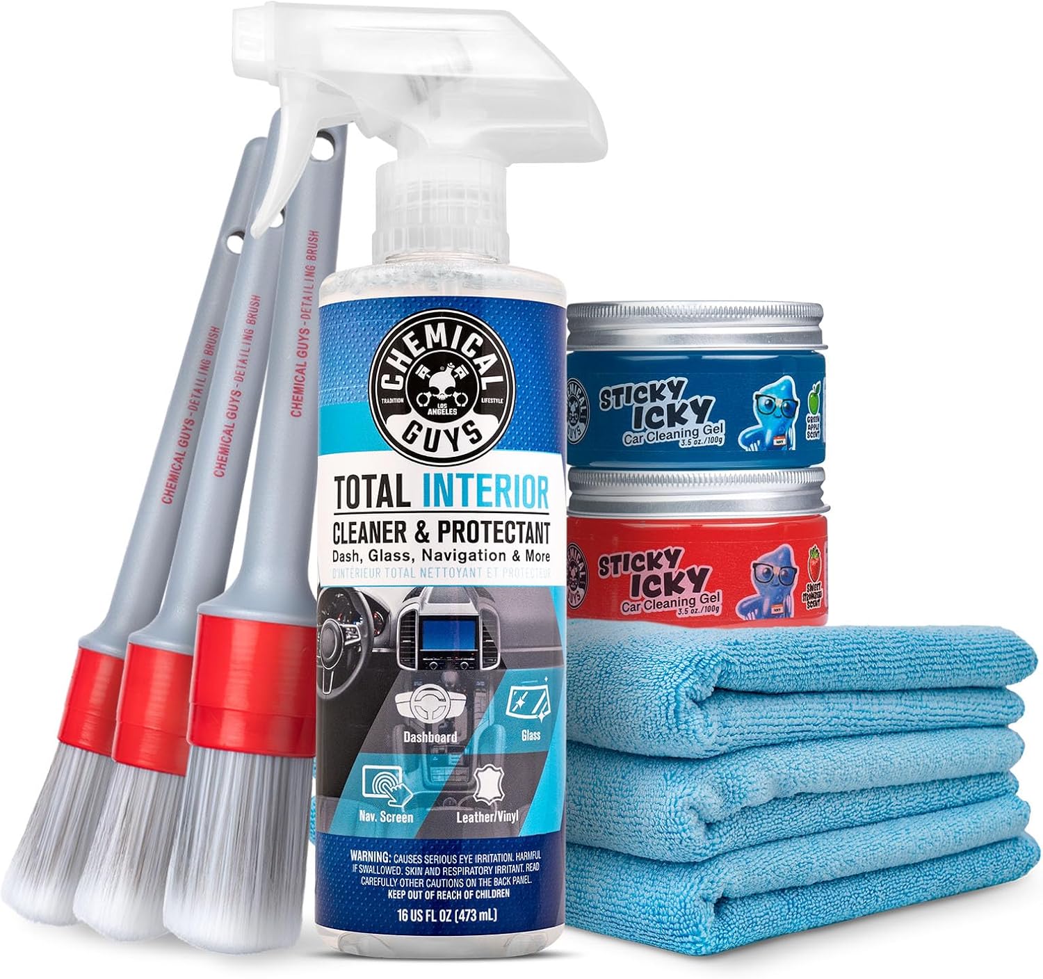 Car Cleaning Kit Interior 9-Pi - Interior Detailing Kit บทวิจารณ์และราคา