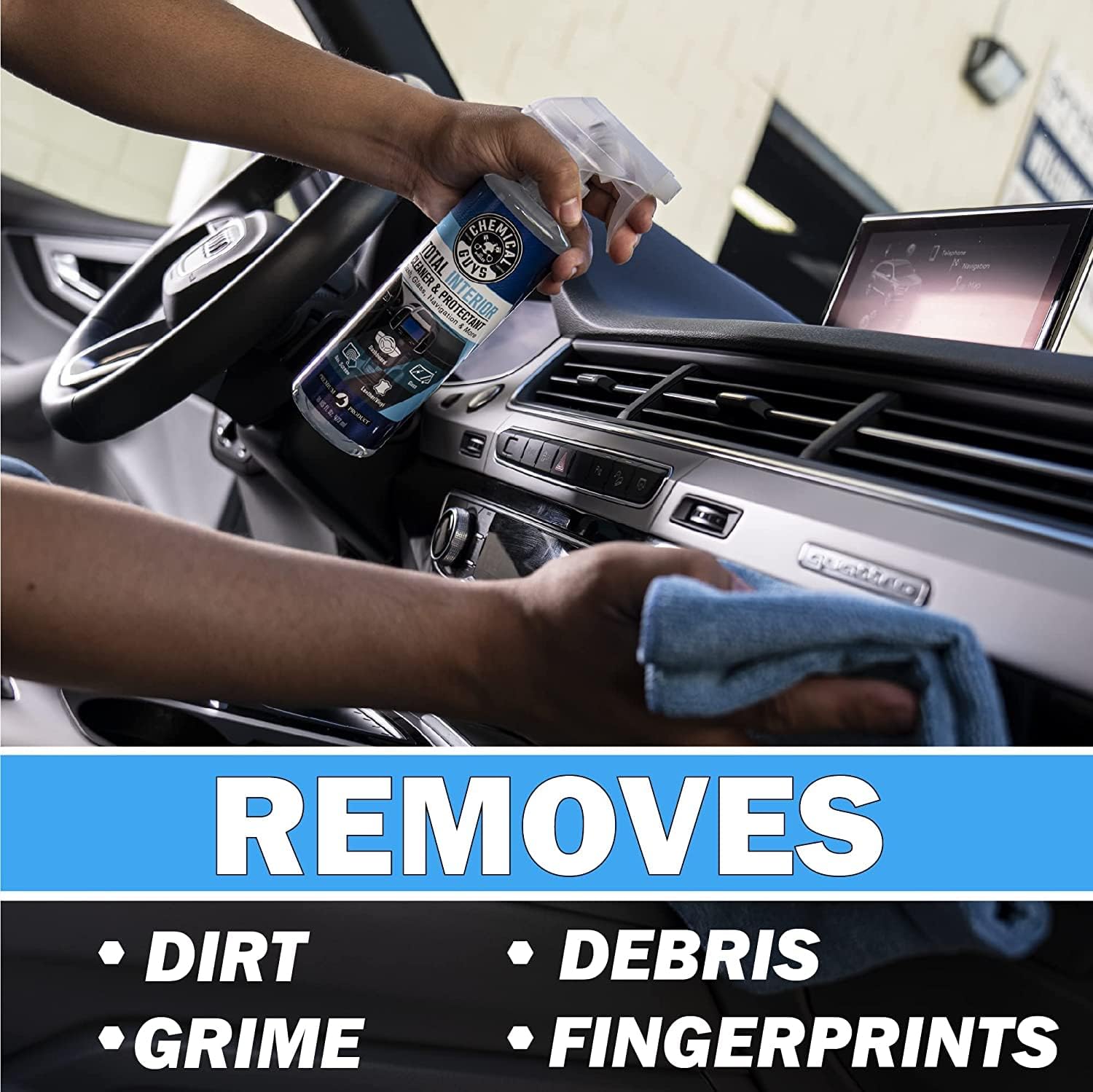 Car Cleaning Kit Interior 9-Pi - Interior Detailing Kit บทวิจารณ์และราคา