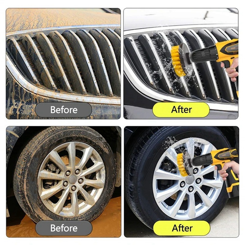 15pcs Electric Floor Scrubber  - Car Cleaning Brush บทวิจารณ์และราคา