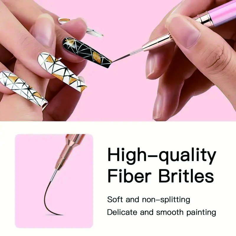 5-Piece Nail Art Pen Set, Ultr - Detailing Brush Set บทวิจารณ์และราคา