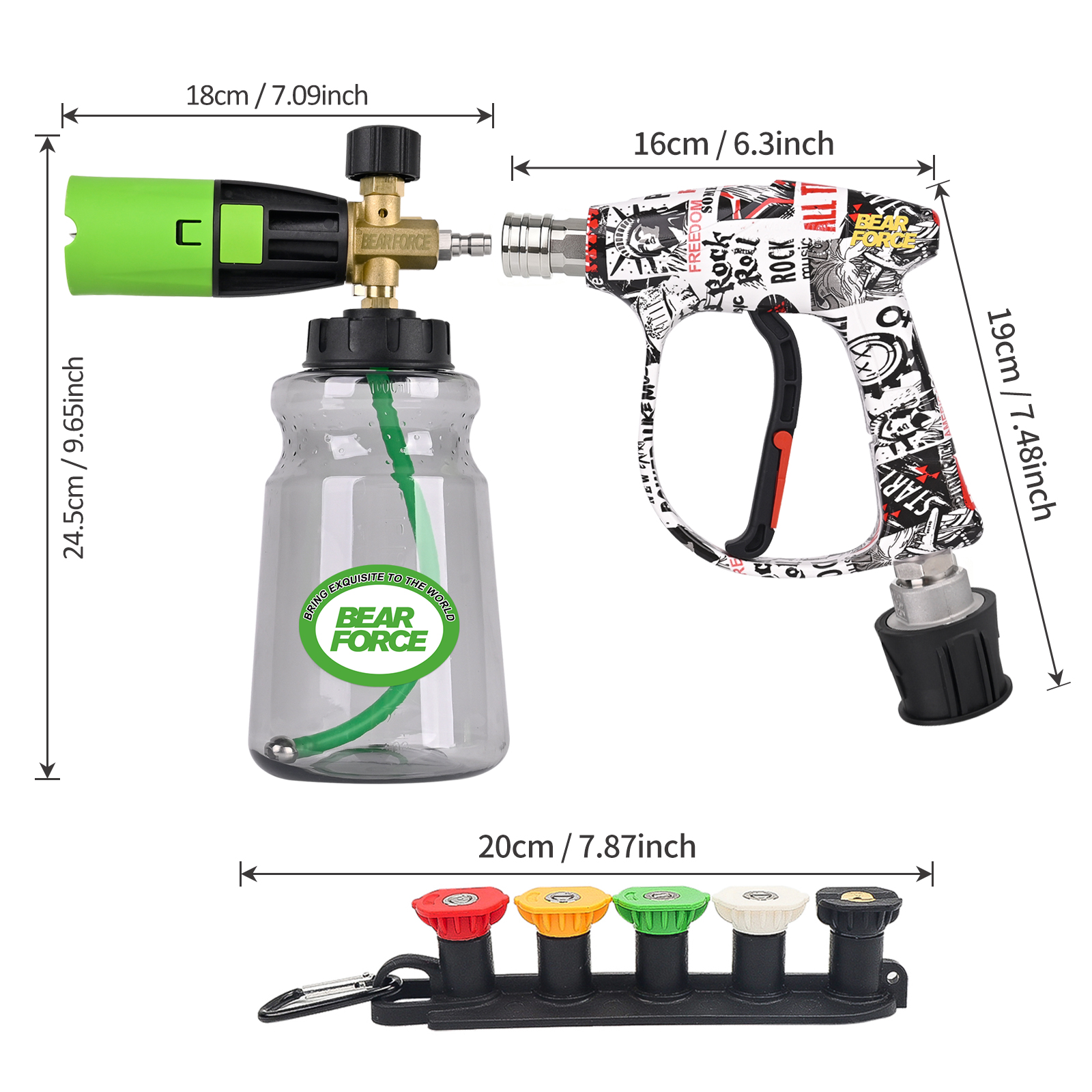 BEAR FORCE Pressure Washer Foa - Foam Cannon Car Wash บทวิจารณ์และราคา